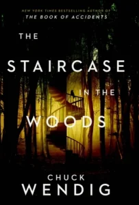 staircase in the woods